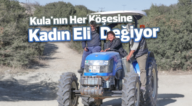 Ova yollarını traktör kullanarak inceledi