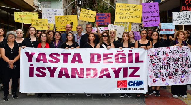 Protesto yürüyüşüne başkan öküzcüoğlu'da katıldı