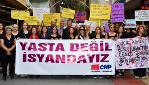 Protesto yürüyüşüne başkan öküzcüoğlu'da katıldı