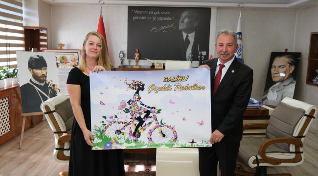 Salihli çiçekli pedallar bisiklet turu 20 ekim pazar günü