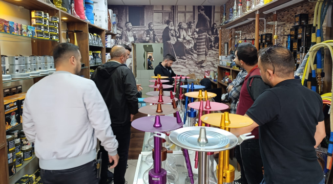 Salihli'de nargile salonlarına sıkı denetim
