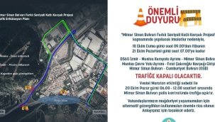 Sürücüler uyarıldı :mimar sinan bulvarında önemli düzenleme 