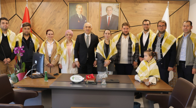 Tarım ve Orman gençlik konseyi üyeleri,Manisa'da