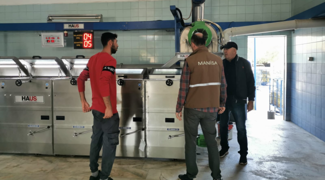 Zeytinin başkenti Akhisar'da işletmelerde denetimler sürüyor