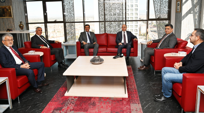 Ziyarette çalışmalar ve projeler ele alındı