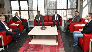 Ziyarette çalışmalar ve projeler ele alındı