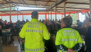 1050 sürücüye trafik güvenliği eğitimi verildi