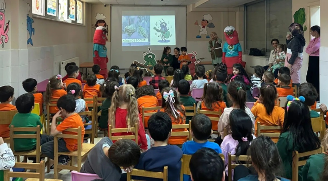 200 öğrenciye "böcek şenliği ve organik tarım eğitimi"verildi