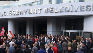 38 baro Esenyurt kayyumunu protesto etti