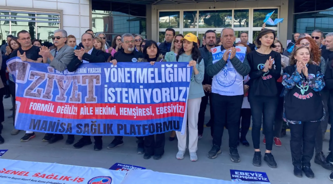 Aile hekimleri Manisa'da da iş bıraktı