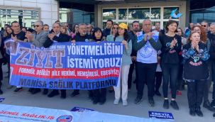 Aile hekimleri Manisa'da da iş bıraktı