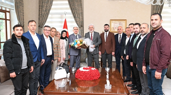 AKP il yönetiminden vali Özkan'a hayırlı olsun ziyareti