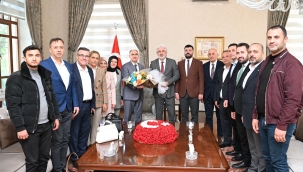 AKP il yönetiminden vali Özkan'a hayırlı olsun ziyareti