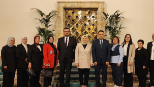 AKP Manisa il kadın kolları başkanı Kaplan Ankara'da