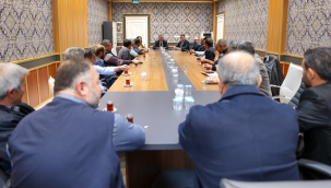 Başkan Balaban'ı terleten muhtarlar isteklerini sıraladı