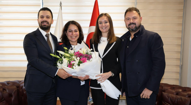 Başkan Durbay'dan başkan Malay'a tebrik ziyareti