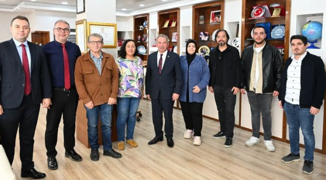 Başkan Nurlu mimarlar odası yönetimiyle bir araya geldi