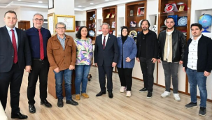 Başkan Nurlu mimarlar odası yönetimiyle bir araya geldi