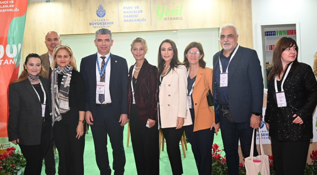 Başkan Okur 3. İstanbul peyzaj,fuarını gezdi