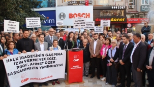 Başkan Özalper, "Seçme ve seçilme hakkı ayaklar altına alınmıştır"