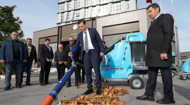 Büyükşehir temizlik araç filosunu güclendirdi