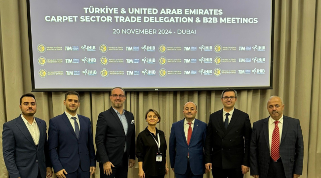 Demirci'den "Dubai halı ticaret heyetine"7 firma katıldı