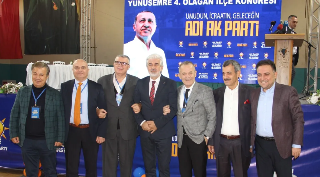  Durmaz, yeniden AKP Yunusemre ilçe başkanı seçildi