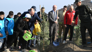 Geleceğe nefes insanlığa nefes etkinliği kapsamında 31 bin fidan toprakla buluştu