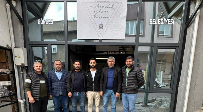 Gördes muhtarlar binası açıldı