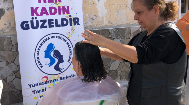 Her kadın güzeldir ekibi Yayla ve Kışla mahallesinde