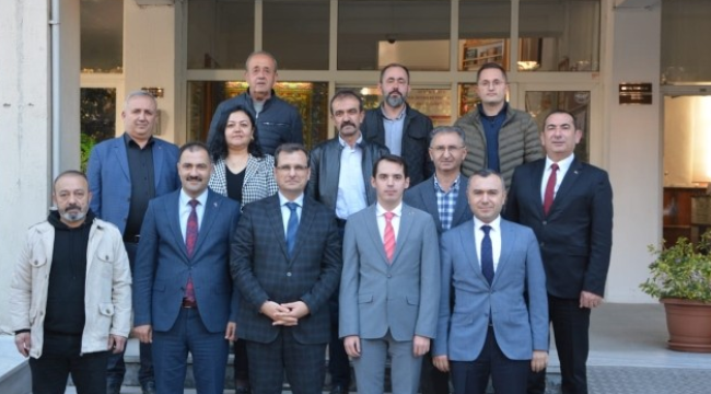 Kaymakamlar Başkan Kara'yı ziyaret etti