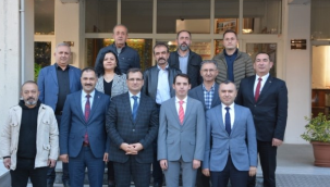 Kaymakamlar Başkan Kara'yı ziyaret etti