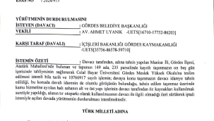 Kaymakamlığın tahliye talebini mahkeme durdurdu