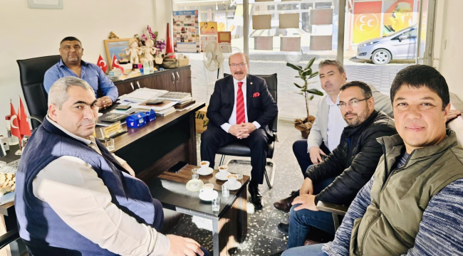 Meso başkanı Akyüz oda başkanlarını ziyaret etti