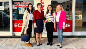 Oda yönetimi Turgutlu'da eczaneleri ziyaret etti