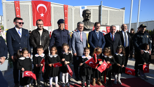 SOSB'de ''Atatürk büstü'' düzenlenen törenle açıldı