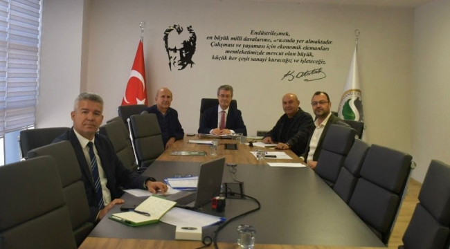 SOSB yönetimi kasım ayı ilk tpolantısını yaptı