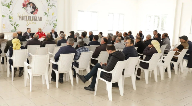 Tarım il müdürlüğü üretici bilgilendirmesini sürdürüyor