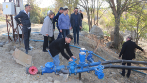 Terfi hattı tamamlandı Jeotermal sera'nın enerji ve su ihtiyacı karşılandı