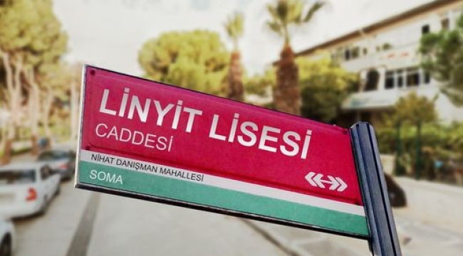 Yıkılan Soma linyit lisesi'nin adı caddeye verildi