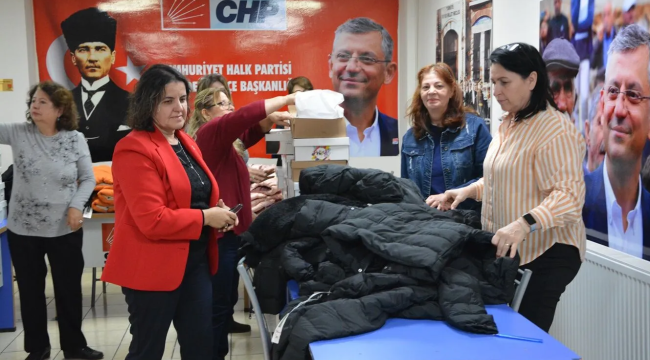 Yoksul öğrencilerin yardımına'Bir bot bir mont' kampanyasıyla CHP'li kadınlar koştu