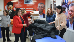 Yoksul öğrencilerin yardımına'Bir bot bir mont' kampanyasıyla CHP'li kadınlar koştu