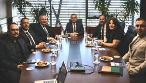 Ziyarette Demirci organize sanayi bölgesi sorunları ele alındı