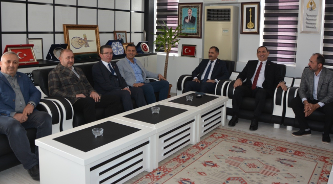 Ziyarette Demirci'ye yapılacak ortak yatırımlar ele aındı