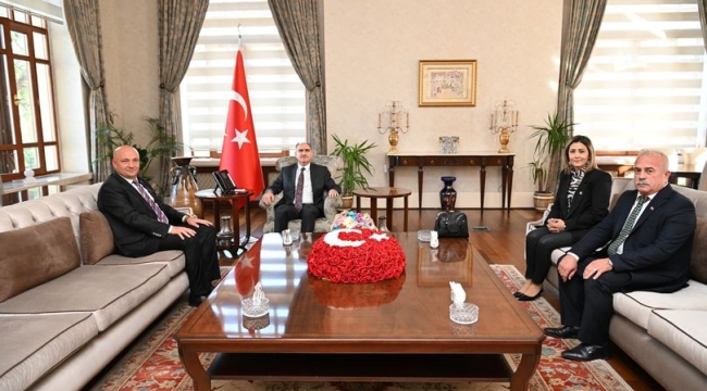 Ziyarette ilçede yapılan çalışmalar ele alındı