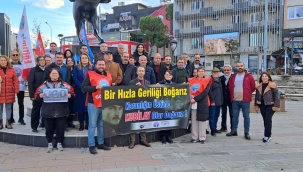 Alaşehir'de ADD Tüm-Yerelsen ve Eğitim-İş Sendika yöneticileri Kubilay'ı andı