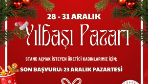 Alaşehir'de kadın üreticilere destek olacak yılbaşı pazarı açılıyor
