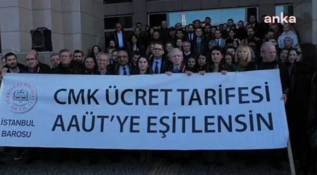 Avukatlardan asgari ücret eylemi: CMK'dan 48 bin TL talep ettiler
