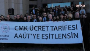 Avukatlardan asgari ücret eylemi: CMK'dan 48 bin TL talep ettiler