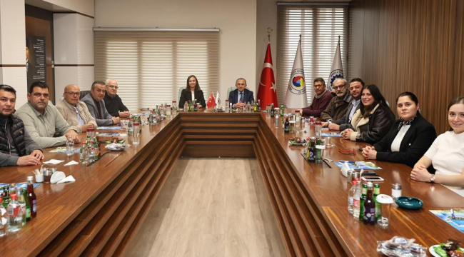Başkan Durbay TSO başkanı Yılmaz'ı ziyaret etti